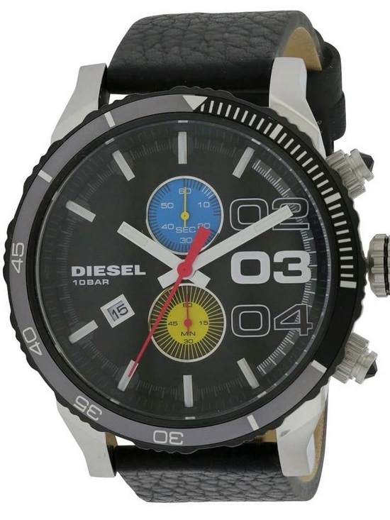 Diesel Other - Diesel DZ4331 Black Chronograph with Multicolor Dial Watch